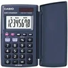 Image de HS-8VER Calculatrice de poche bleu foncé Ecran: 8 solaire, à pile(s) (l x H x P) 62.5 x 10 x 104 mm