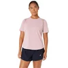 Image de T-shirt Asics Road manches courtes rose femme, Taille S