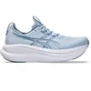 Image de Chaussures Asics Gel-Nimbus 28 Bleu Blanc AW26 Femme, Taille 39 - EUR