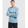 Image de ASICS Haut Zippé Icon Homme - Bleu, Bleu XXL