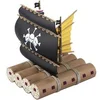 Image de Figurine en modèle kit Bandai Hobby One Piece Marshall D Teach Ship One Marron 15 cm 4573102581730