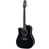 Image de Guitare DREADNOUGHT CUTAWAY Electro Black 12 st.