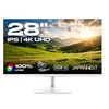 Image de Ecran PC Bureautique 28 4K UHD 60Hz Blanc IPS AMD FreeSync JN-IPS2802UHDR-W