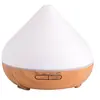 Image de Purificateur et humidificateur d'air LED Ultrason 500ml Diffuseurs d'arômes 13W(blanc+marron)