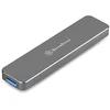 Image de SilverStone SST-MS09C - USB 3.1 Gen. 2 externe boîtier disque dur pour M.2 SATA SSD, anthracite en occasion ou reconditionné