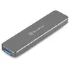 Image de SilverStone SST-MS09C - USB 3.1 Gen. 2 externe boîtier disque dur pour M.2 SATA SSD, anthracite