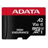 Image de ADATA High Endurance - Carte mémoire flash (adaptateur microSDXC vers SD inclus(e)) - 128 Go - A2 / Video Class V30 / UHS-I U3 / Class10 - microSDXC