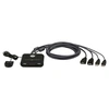 Image de ATEN CS22HF - Commutateur écran-clavier-souris/USB - 2 x KVM / USB - 1 utilisateur local - de bureau