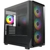 Image de Boîtier PC Micro ATX - - X5M - Ventilateurs ARGB - Panneau en verre - Fibre de carbone