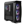 Image de Aero One Mini Frost-G-BK-v1 - Black Edition - tour - micro ATX - panneau latéral fenêtré (verre trempé) - pas d'alimentation - noir - USB/Audio