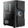 Image de Boîtier PC moyen tour Menace Saturn RGB Noir