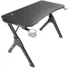 Image de Bureau Gaming Ergonomique MGD Noir Support Casque et Boisson 110cm