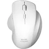 Image de MARS GAMING MMWERGO - Souris - ergonomique - pour droitiers - optique - 6 boutons - sans fil - 2.4 GHz - récepteur sans fil USB - blanc