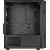 Image de Trinity Mini-G-BK-V2 - MT - micro ATX - panneau latéral fenêtré (verre trempé) - pas d'alimentation (ATX) - noir - USB/Audio