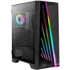 Image de Mirage-G-BK-v1 - MDT - ATX - panneau latéral fenêtré (verre trempé) - pas d'alimentation (ATX) - noir - USB/Audio