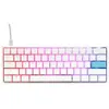 Image de Ducky One 2 Mini - Clavier - backlit - USB-C - AZERTY - Français - commutateur : CHERRY MX RGB Blue - blanc pur