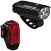 Image de Lezyne - Fusion Drive 500 Plus / Ktv Drive Pro Plus - Kit éclairage vélo Satin Black - Taille unique