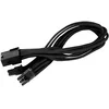Image de SilverStone SST-PP07-PCIB - Rallonge d'alimentation 25cm 8pin vers PCI-E 6 + 2pin, noir en occasion ou reconditionné