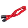Image de PP07 - Rallonge de câble d'alimentation - Alimentation PCIe de 6 broches (F) pour Alimentation PCIe de 6 broches (M) - 25 cm - rouge