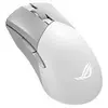 Image de ROG Gladius III Wireless AimPoint - Souris - pour droitiers - optique - 6 boutons - sans fil, filaire - USB, 2.4 GHz, Bluetooth 5.1 LE - blanc clair