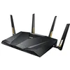 Image de ASUS RT-AX88U Routeur Gaming Wi-FI 6 AI Mesh/AX 6000 Mbps Double Bande OFDMA et MU-MIMO avec Aura Sync, Sécurité AiProtection Pro à Vie par TrendMicro en occasion ou reconditionné