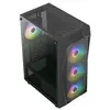 Image de Boitier Moyen Tour ATX Falcon A v2 RGB avec panneau vitré (Noir)