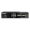 Image de QSW-M3212R-8S4T - Commutateur - Géré - 4 x 100/1000/2.5G/5G/10GBase-T + 8 x Ethernet 10 Go SFP+ - Montable sur rack