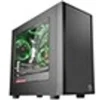 Image de Versa H17 Window - Tour - micro ATX - panneau latéral fenêtré - pas d'alimentation (PS/2) - noir - USB/Audio