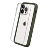 Image de Coque Compatible avec iPhone 14 Pro Max Mod NX - Protection Fine Personnalisable avec Technologie d'absorption des Chocs sans BPA - Vert Kaki
