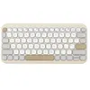 Image de Marshmallow KW100 - Clavier - déplacement de touche de 1,6 mm, durée de vie de 10 millions de clics - 75% - compact - sans fil - Bluetooth 5.0 - lait