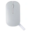 Image de Marshmallow MD100 Lite - Souris - droitiers et gauchers - optique - 3 boutons - sans fil - 2.4 GHz, Bluetooth 5.0 - récepteur sans fil USB - gris