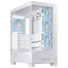 Image de ASUS A31 Plus TG ARGB White   Boîtier PC ATX Moyen Tour, Verre Trempé, 4 Ventilateurs ARGB Préinstallés, Compatible Radiateur 360 mm, GPU 380 mm, Gestion des Câbles Optimisée en occasion ou reconditionné
