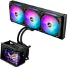 Image de ASUS ROG RYUO IV SLC 360 ARGB   Refroidisseur Liquide CPU Tout-en-Un (L'écran AMOLED incurvé de 6,67" pour des vidéos 3D, Ventilateurs ARGB pré-montés, Pompe puissante, pâte Thermique) en occasion ou reconditionné