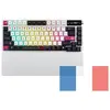 Image de Clavier gaming ROG Azoth X AZERTY - 75%, Switchs ROG NX V2 hot-swap, écran OLED, tri-mode sans fil, RGB par touche, repose-poignet silicone, blanc