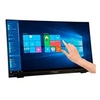 Image de HANNS.G HT225HPB - HT Series - écran LED - 21.5" - écran tactile - 1920 x 1080 Full HD (1080p) @ 60 Hz - 250 cd/m² - 1000:1 - 7 ms - HDMI, VGA,