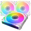 Image de - Starlink Ultra Arctic (Blanc) - Pack 3 Ventilateurs Pc - 3X120Mm Argb - 800-2000 Rpm -