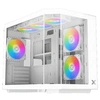 Image de Boitier Mini Tour Micro ATX Cubi M RGB avec panneaux vitrés (Blanc)