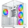 Image de Boîtier PC sans alimentation - - Aqua Compact Arctic - Cube - Format ATX - 4x120mm A-RGB inclus - Blanc