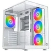 Image de Boîtier PC Aqua Compact Air Cube Micro-ATX/Mini-ITX ARGB verre trempé blanc