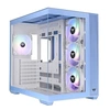 Image de Boîtier PC - - View 380 TG ARGB Hydrangea Blue - Moyen tour - ATX - Verre trempé - Bleu
