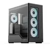 Image de Boîtier PC sans alimentation - - D520A-BK V1 - Moyen tour - Format ATX - 4x120mm A-RGB - Noir