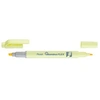 Image de Surligneur bi-pointe Jaune Pastel