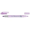 Image de Surligneur bi-pointe Violet Pastel