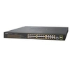 Image de PLANET GS-4210-24P2S - Commutateur - Géré - 24 x 10/100/1000 (PoE+) + 2 x Gigabit SFP - Montable sur rack - PoE+ (300 W)
