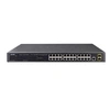 Image de PLANET GS-4210-24T2S - Commutateur - Géré - 24 x 10/100/1000 + 2 x SFP - de bureau, Montable sur rack