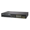 Image de PLANET GS-4210-8P2S - Commutateur - C4 - Géré - 8 x 10/100/1000 (PoE+) + 2 x SFP - Montable sur rack - PoE+ (120 W)