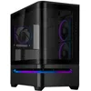 Image de ASUS Prime AP202 ARGB (Noir)   Boîtier PC mATX (Verre incurvé trempé, Prend en Charge Les Cartes Graphiques jusqu'à 420 mm, radiateurs de 360   mm de Long, 3 Ventilateurs ARGB intégrés) en occasion ou reconditionné