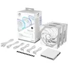 Image de ROG Eurux GR120 ARGB White Edition   Pack de 3 Ventilateurs PWM 120 mm, en occasion ou reconditionné