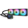 Image de Thermaltake LA360-S ARGB Sync Refroidissement liquide AIO 360mm-LCD segmenté 2,4" pour l'affichage de température et d'utilisation du processeur, 3*120mm ventilateurs ARGB PWM jusqu'à 2500 tr/min,Noir en occasion ou reconditionné