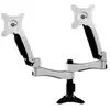 Image de support 2 ecrans pour bureau a pincer ac742
